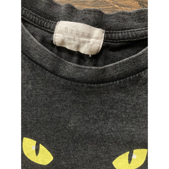 ‘Black cat Moonlight Magic spell cutoff crop top - Picture 5 of 7